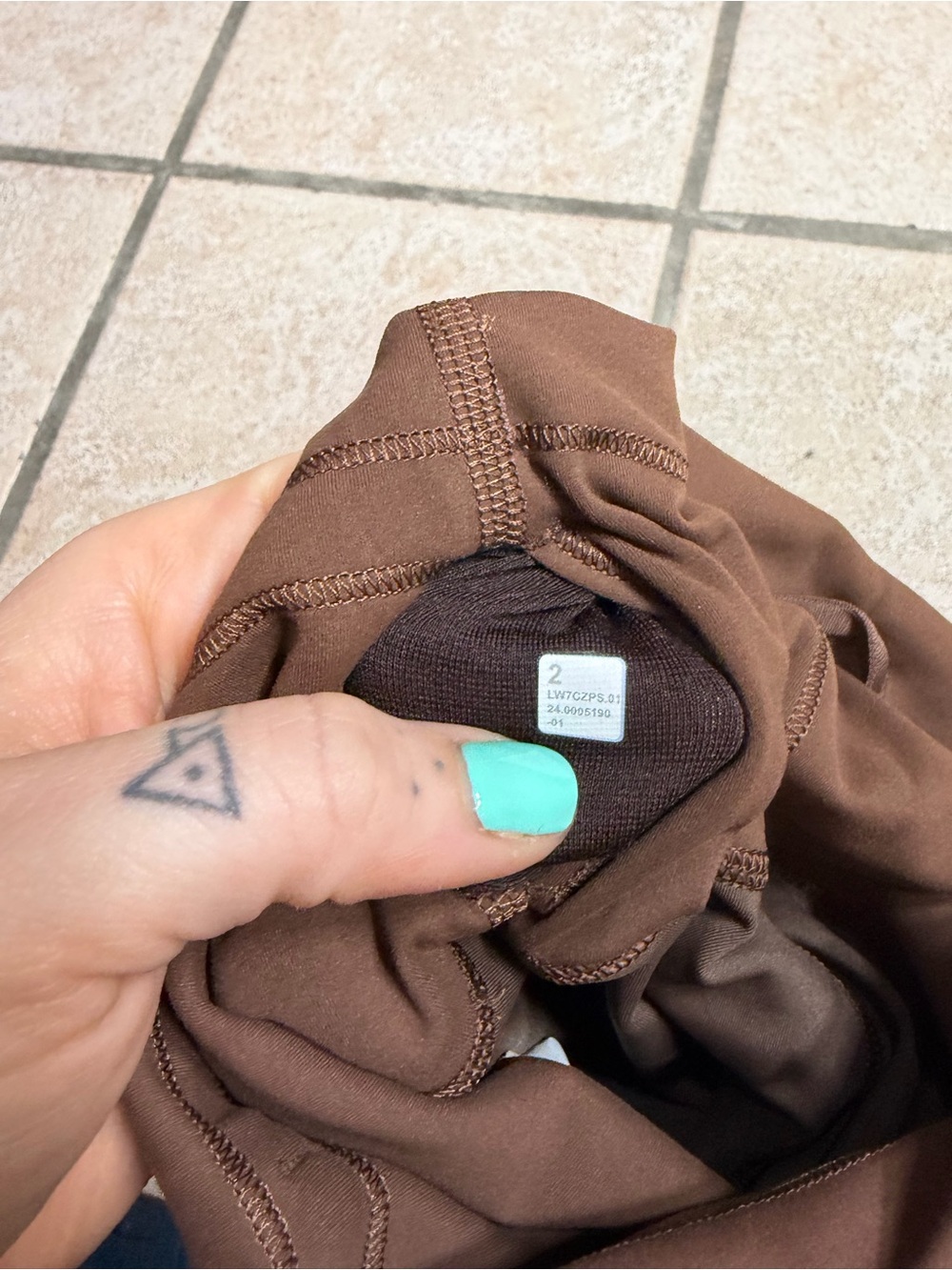 NWT Lululemon Wunder Train High Rise Short 8" (Java) Size 2 - Picture 5 of 7